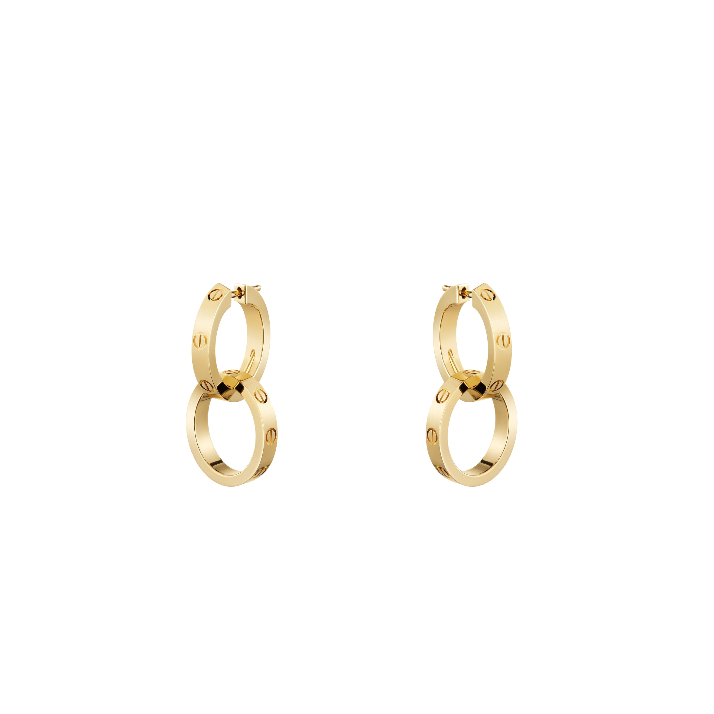 CARTIER LOVE YELLOW GOLD EARRINGS B8301499